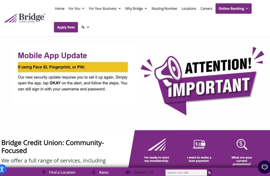 Bridge Credit Union – bridgecu.com
