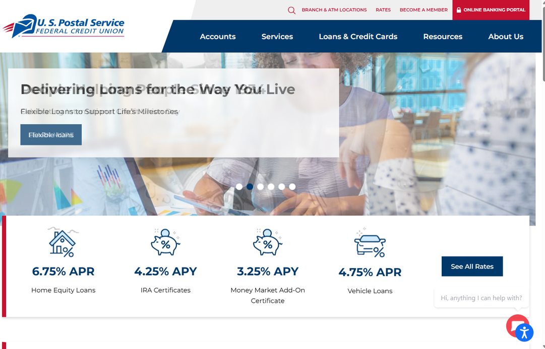 USPS Federal Credit Union – uspsfcu.org
