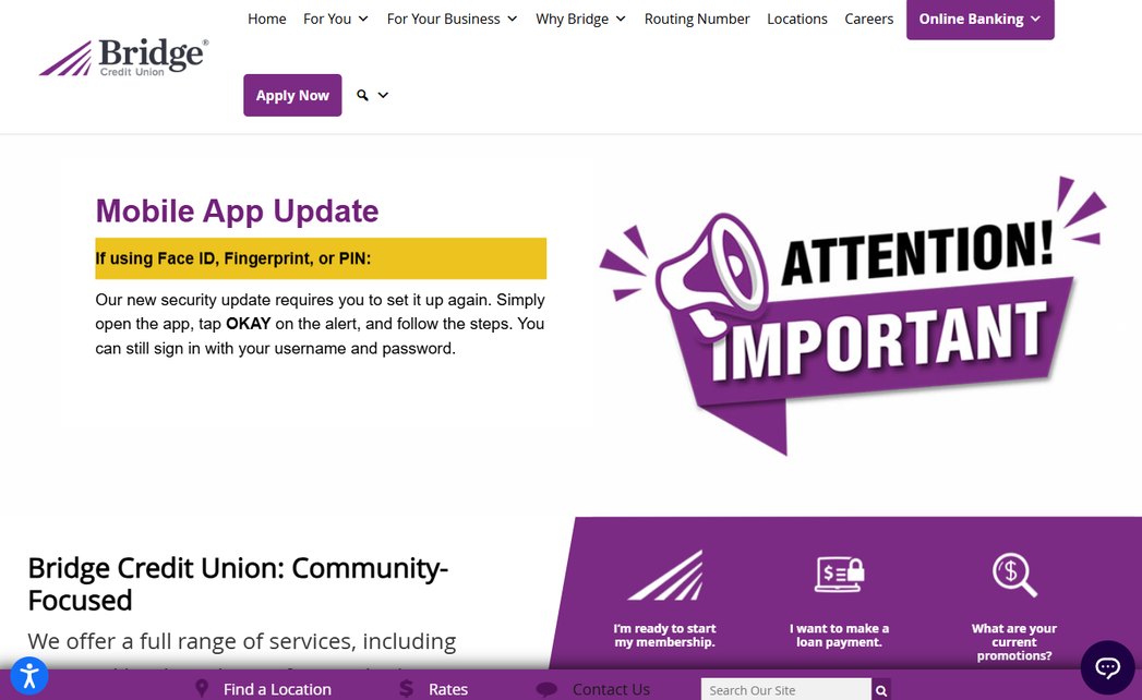 Bridge Credit Union – bridgecu.com